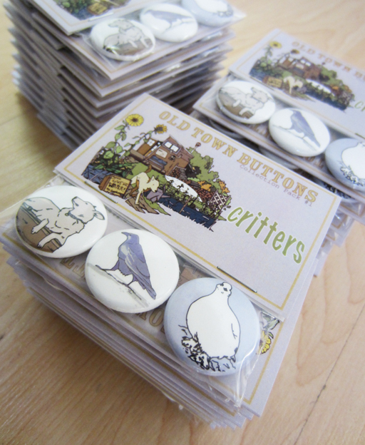Old Town Buttons! Critters